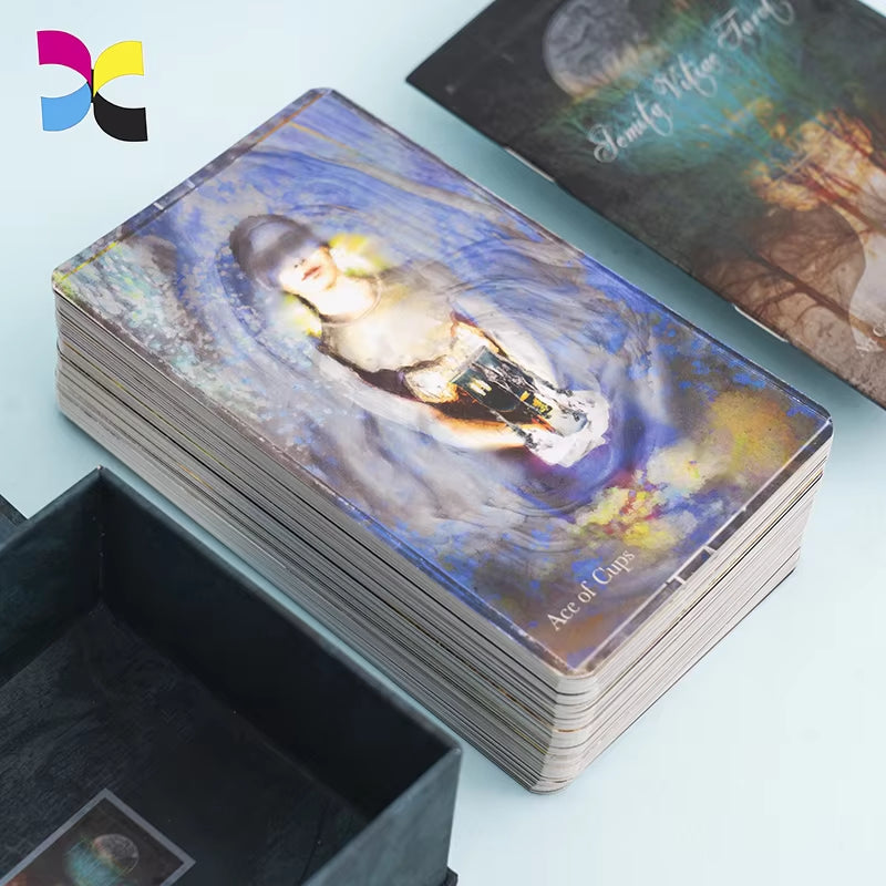 Party Card Game Magnetized Box for Tarot Cards Flashcards Custom Printing