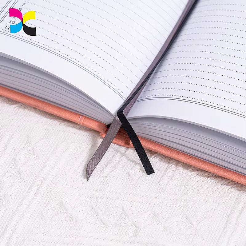 Customizable A5/A6 Hardcover Leather/Pu Planner Journal Notebook with Pen
