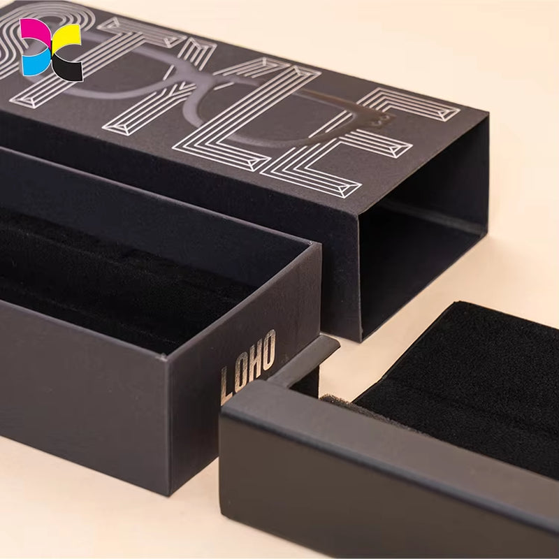 Necklace Jewelery' Insert Luxury Cardboard Gift Packaging Ring Packing Logo Custom Jewelry Box