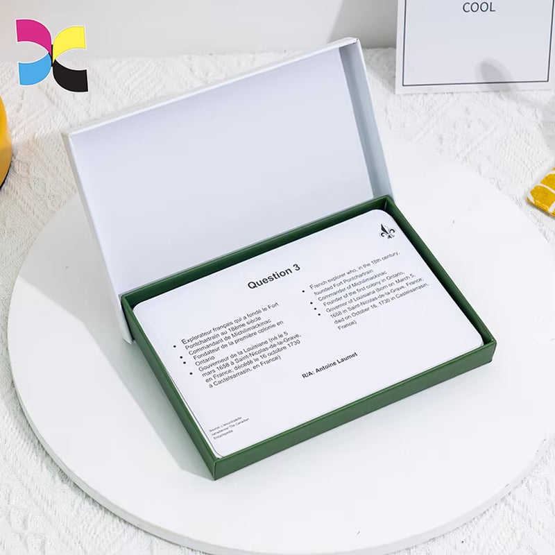 Handcrafted Board Game Cards & Deluxe Custom Card Game Sets in Luxury Boxes