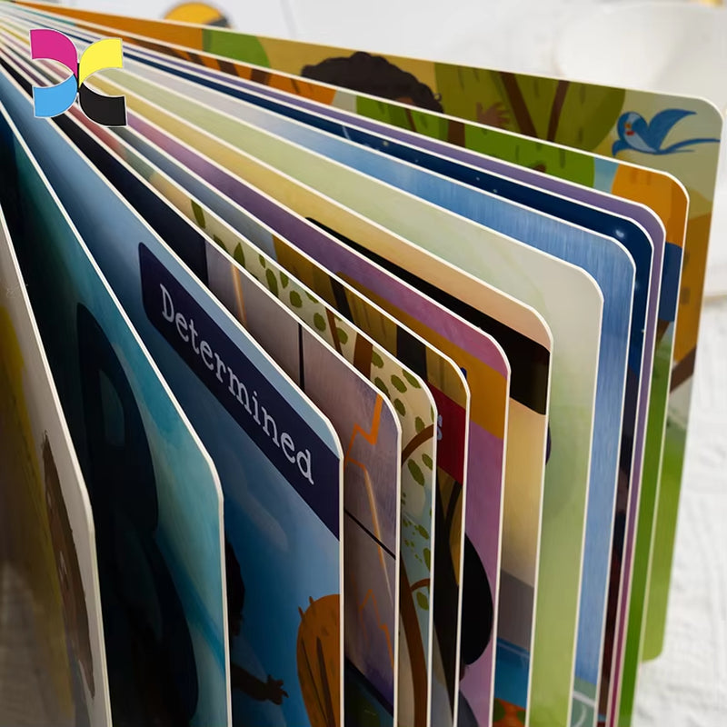 Customize Full Coloring Printing Board Book Paperback Book Story Books for Kids