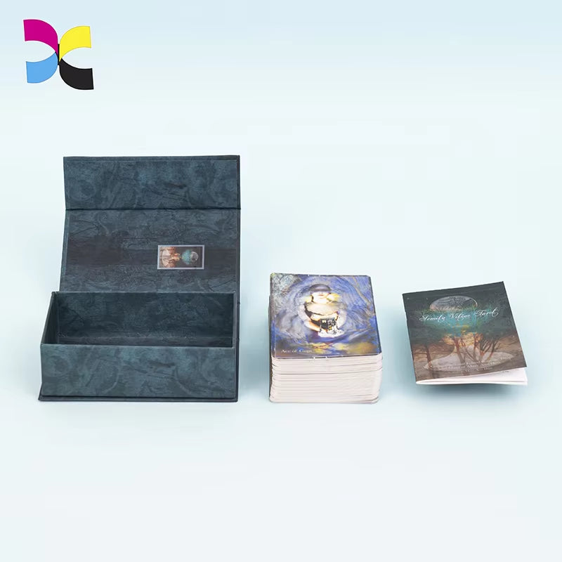 Party Card Game Magnetized Box for Tarot Cards Flashcards Custom Printing