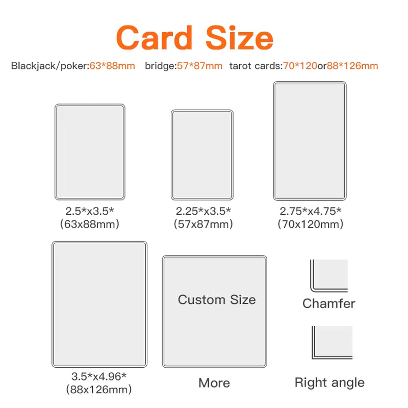 High Quality Waterproof Paper Printing Playing Card Deck Photo Playing Cards Poker Cards