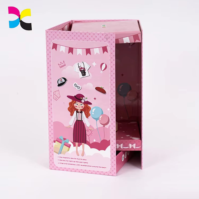 Custom Size Recyclable Cardboard Hard Box Packaging Luxury Folding Magnetic Gift Box with Magnetic Lid