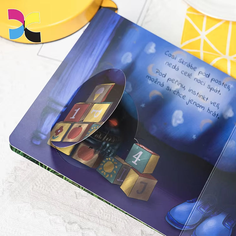 Custom Kids Books Publishing Printing Services Board Book Coloring Recyclable Hardcover Children Book Printing