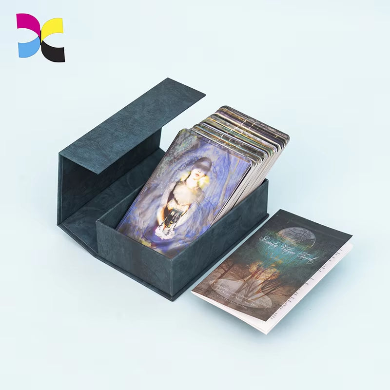 Party Card Game Magnetized Box for Tarot Cards Flashcards Custom Printing