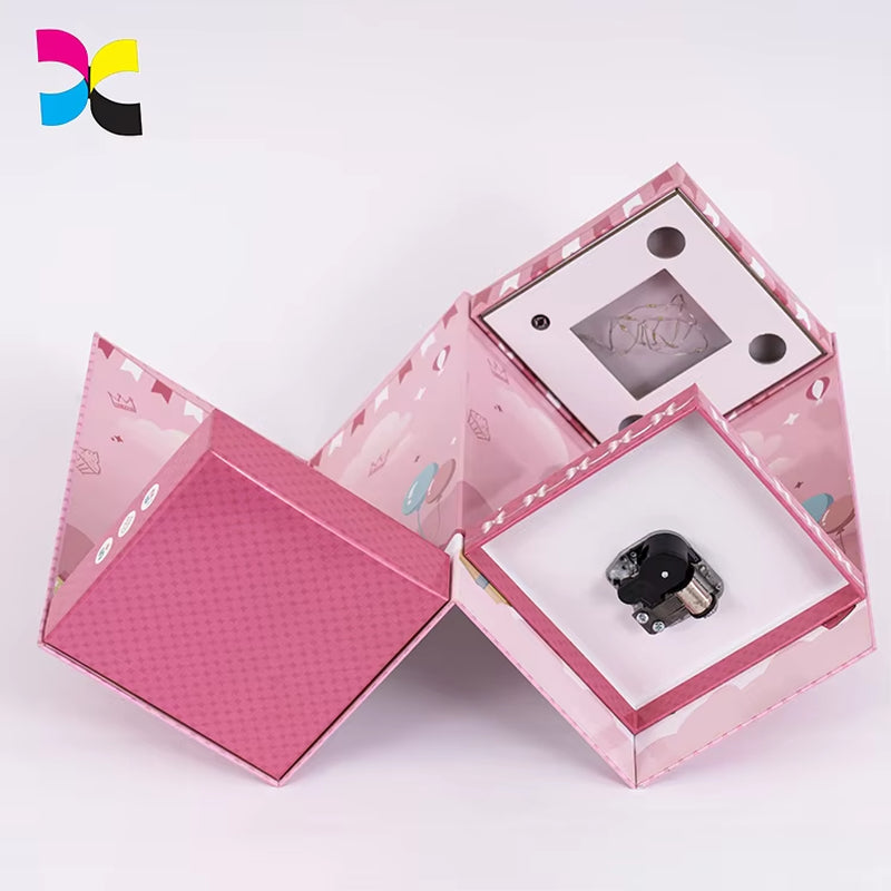 Custom Size Recyclable Cardboard Hard Box Packaging Luxury Folding Magnetic Gift Box with Magnetic Lid