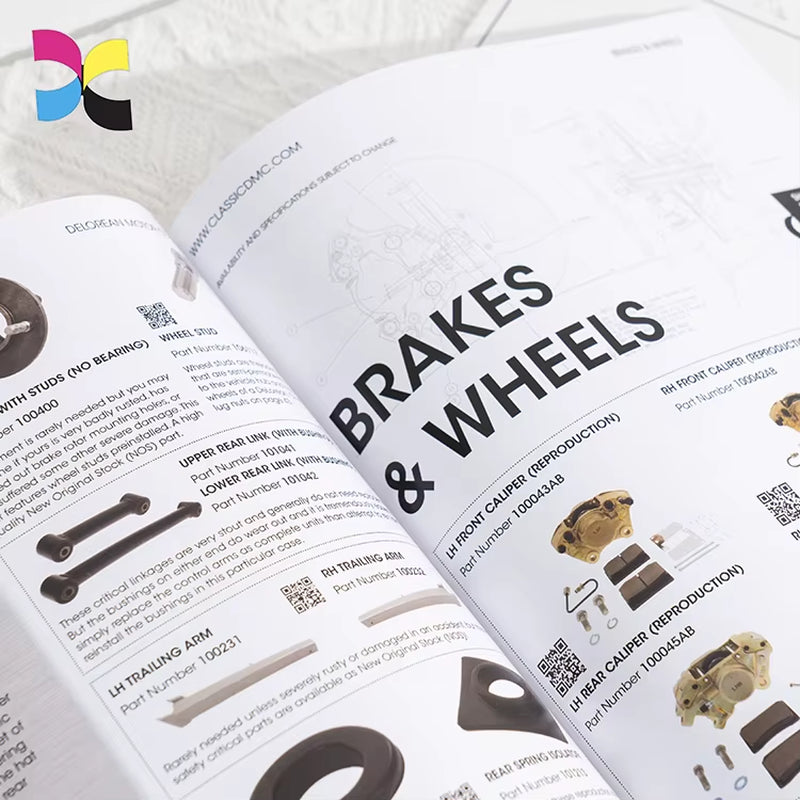 High Quality Full-Color Custom Printing Softcover Magazine Offset Printed Catalog Brochure Booklet in Coated & Newsprint Paper