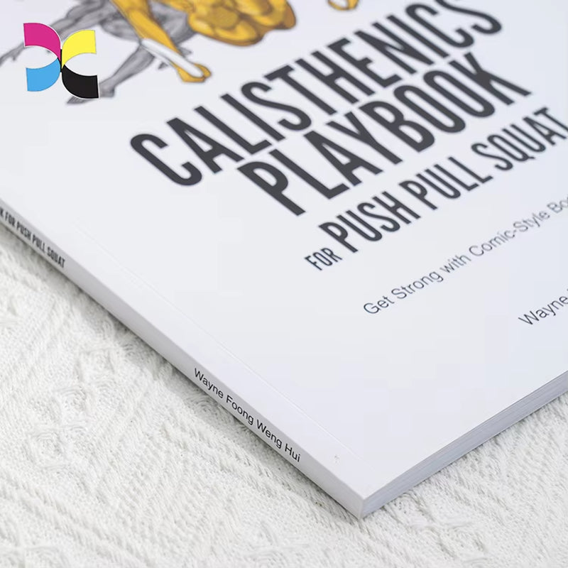 Custom Printing Paperback Workbooks Softcover Books with Perfect Binding