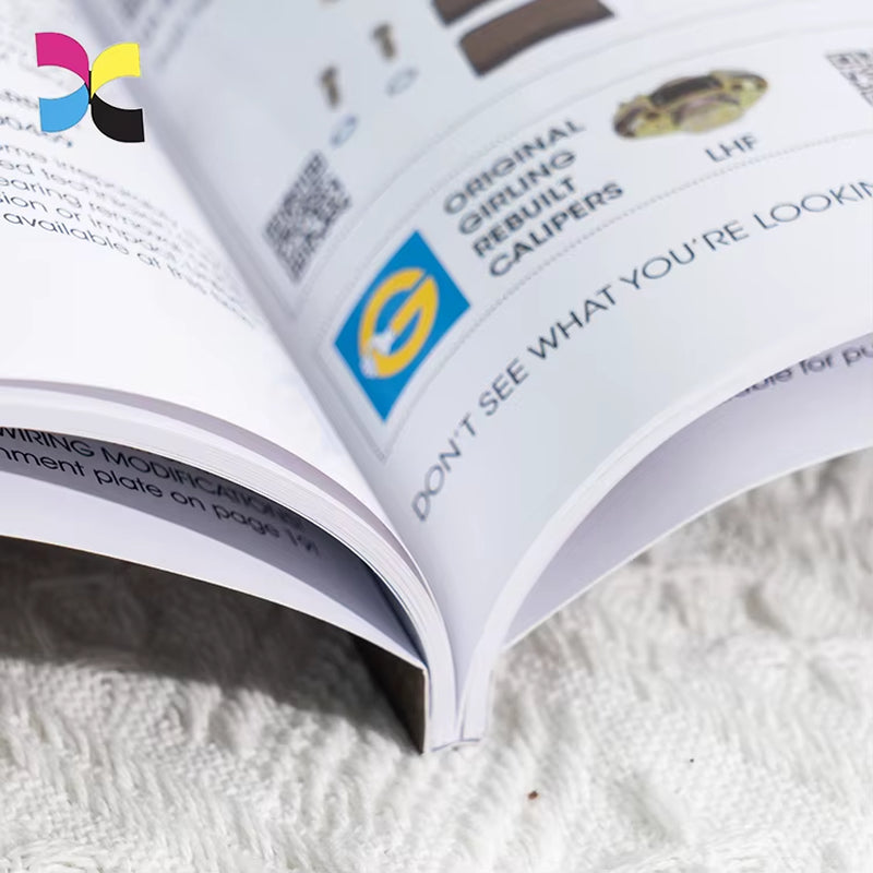 High Quality Full-Color Custom Printing Softcover Magazine Offset Printed Catalog Brochure Booklet in Coated & Newsprint Paper