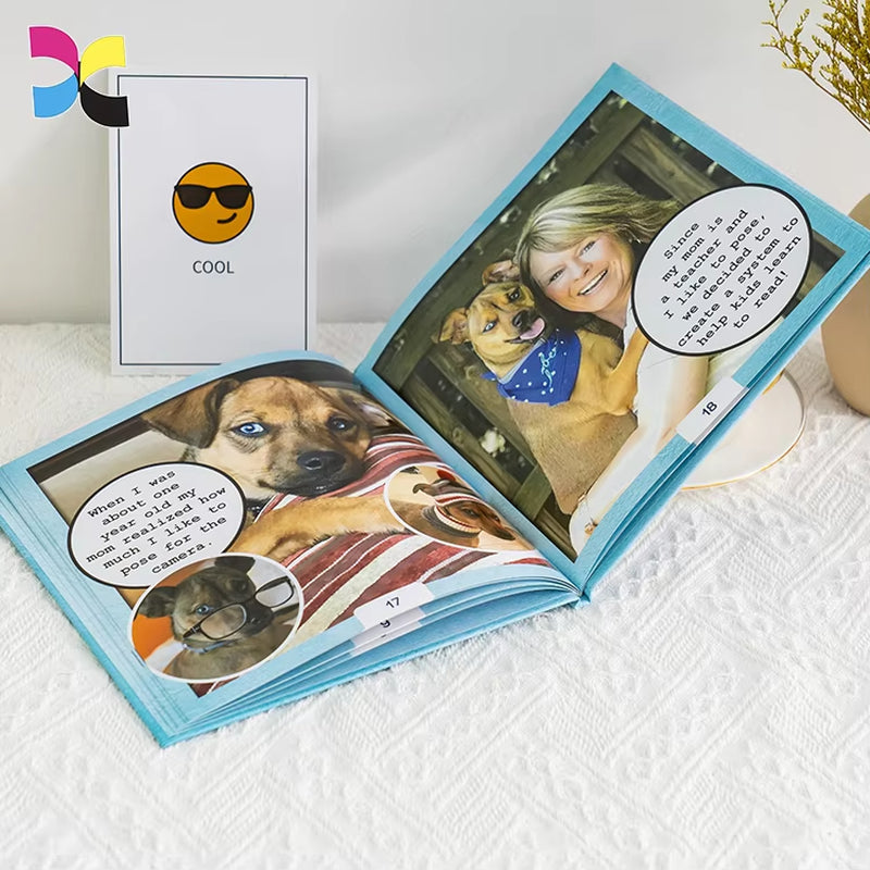 Book Print Custom Kids Hardcover Book Printing Case Binding Children English Books