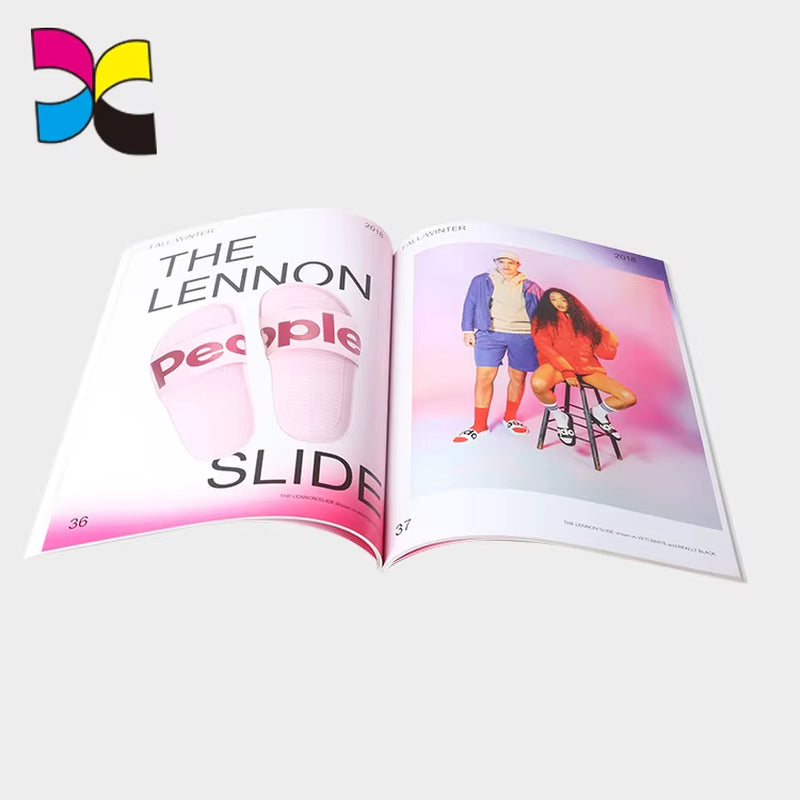 Customized Quality A3/A4 Perfect Binding Souvenir Soft Cover Perfect Book/Magazine/Recipe/Catalog Printing Design Printing CMYK