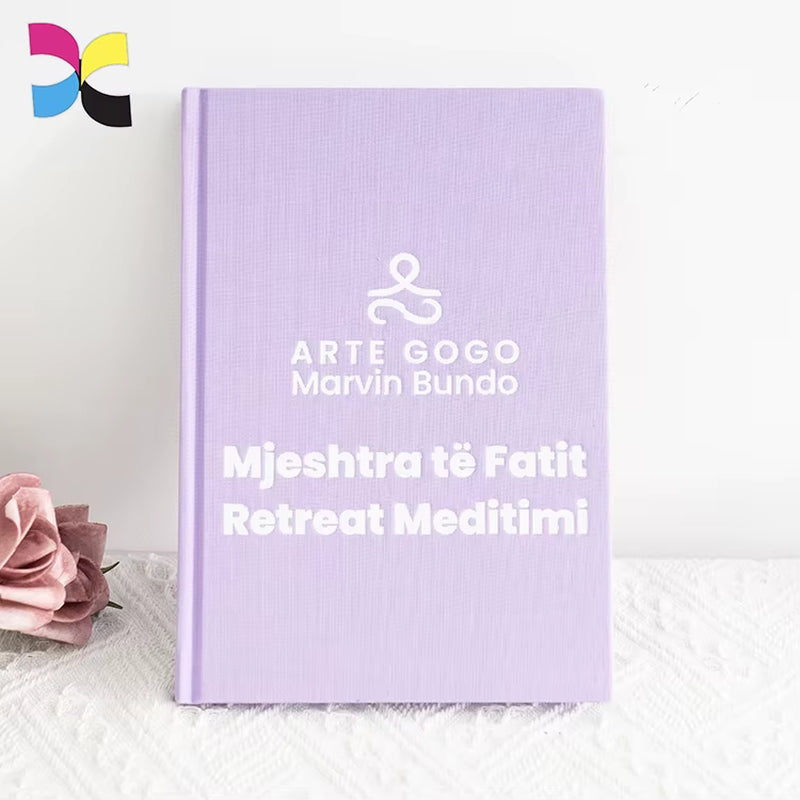 A4 A5 B5 Custom Hardcover Journal Planner 2025 Journal Book Printing Linen Prayer Journal