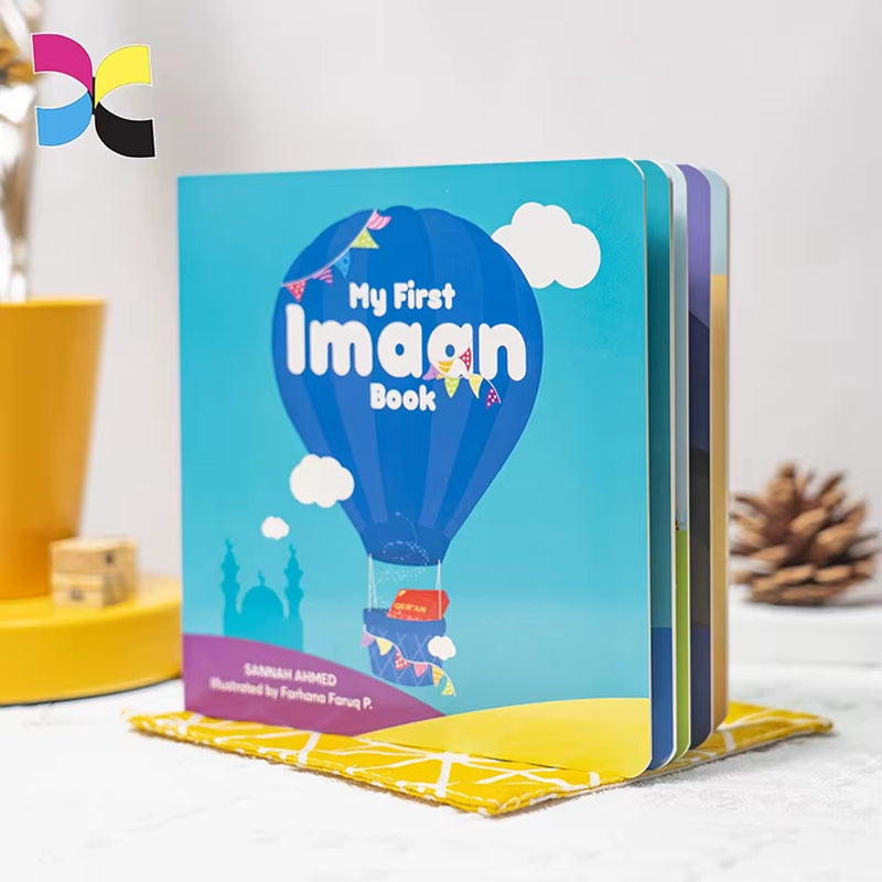 Custom Print Children Coloring Photo Story Books Paper Cardboard Child Board Book Printing for Child