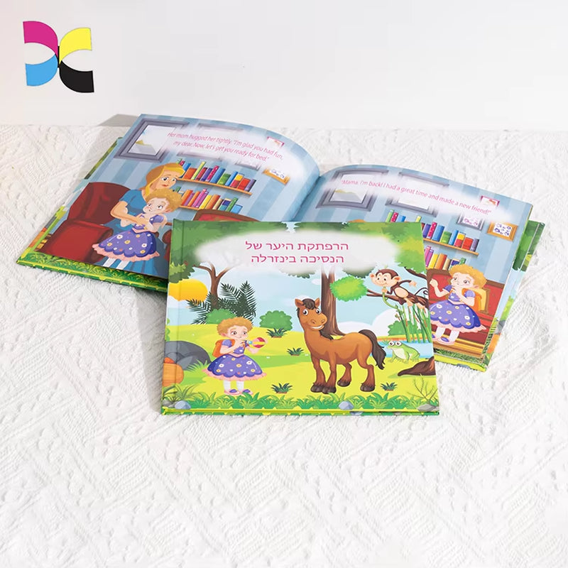 Polished Children'S Book Printing Services Hardcover Paperback Options with Art Paper Cardboard Material Available A4 A5 Sizes