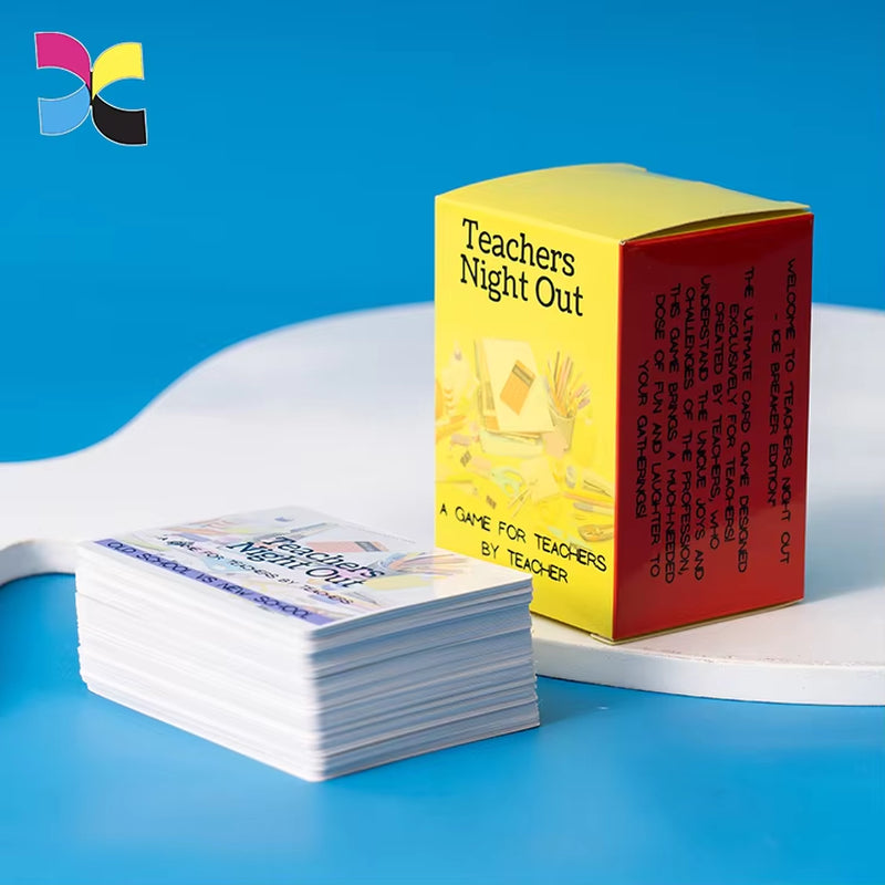 Custom Designed Game Cards for Kids Custom Flashing Card Coloring Printing
