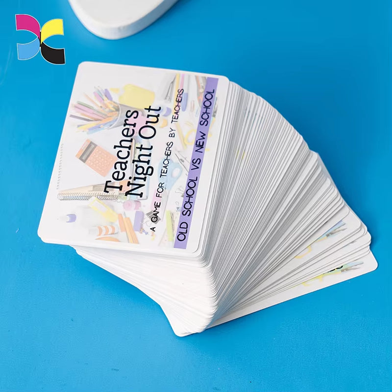Custom Designed Game Cards for Kids Custom Flashing Card Coloring Printing