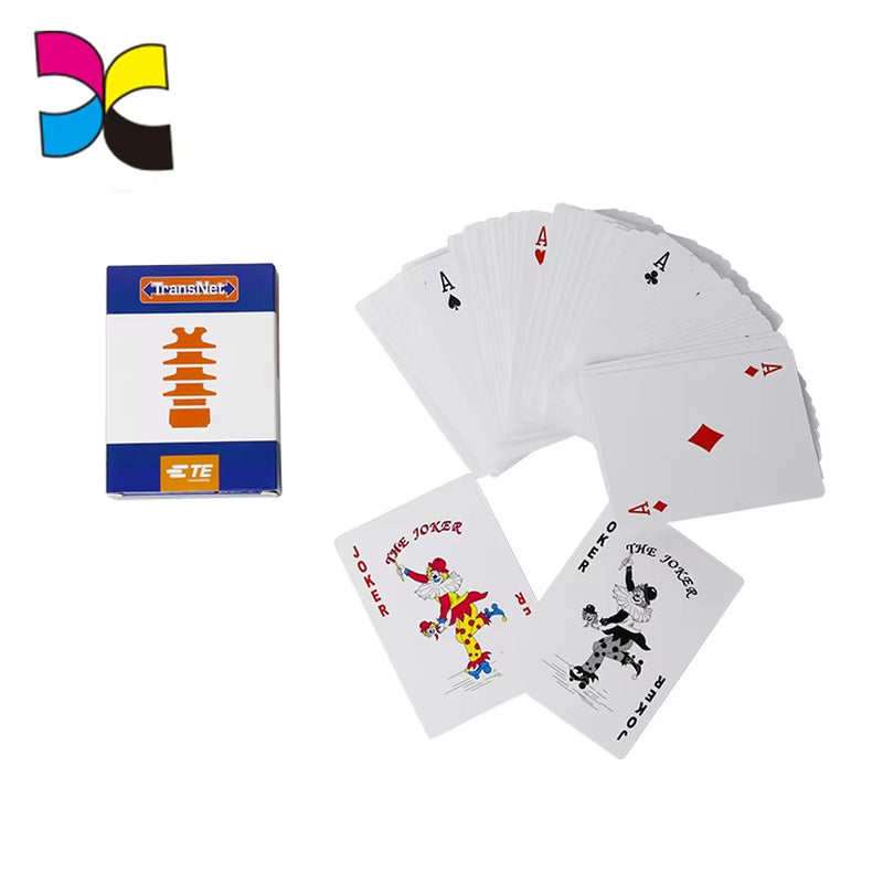 Professional Custom Fold Play Playing Poker Card Paper Playing Card Poker Game Table