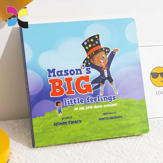 Customize Full Coloring Printing Board Book Paperback Book Story Books for Kids