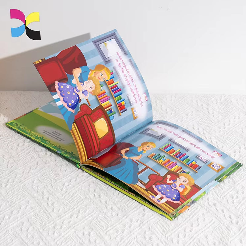 Polished Children'S Book Printing Services Hardcover Paperback Options with Art Paper Cardboard Material Available A4 A5 Sizes