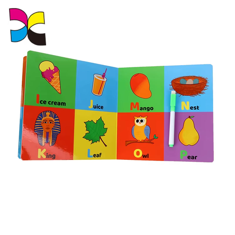 Customized Design Activity Abc Board Books for Kids/Children