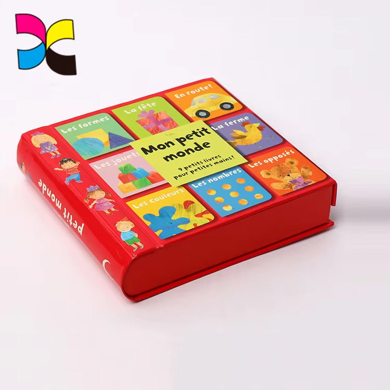 Colorful Children Thick Color Design Printing Custom Paperboard Kids Cardboard Book Mini Board Book