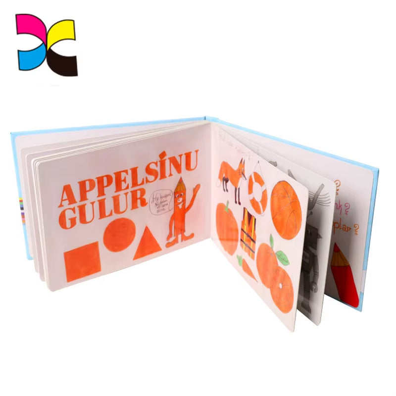 Customer Printed 32 Pages Baby Kids Cardboard Shaped Books of Mormon Characters