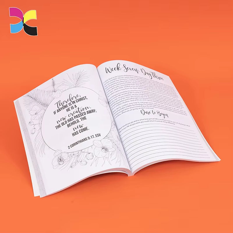 Printing Paperback Soft Cover Spiral Binding Adult Coloring Books