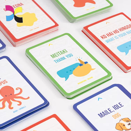 Party Game Cards Printing Flash Cards for Kids Educational