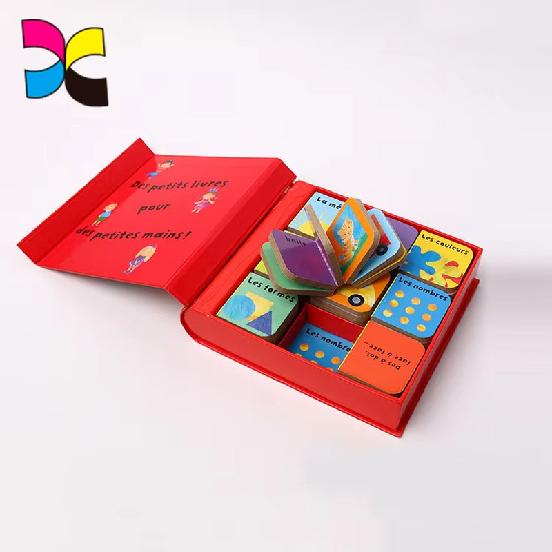 Colorful Children Thick Color Design Printing Custom Paperboard Kids Cardboard Book Mini Board Book