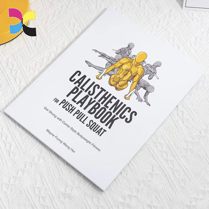 Custom Printing Paperback Workbooks Softcover Books with Perfect Binding