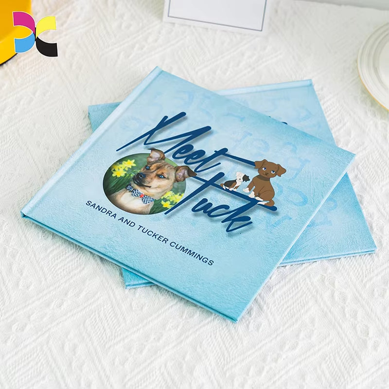 Book Print Custom Kids Hardcover Book Printing Case Binding Children English Books