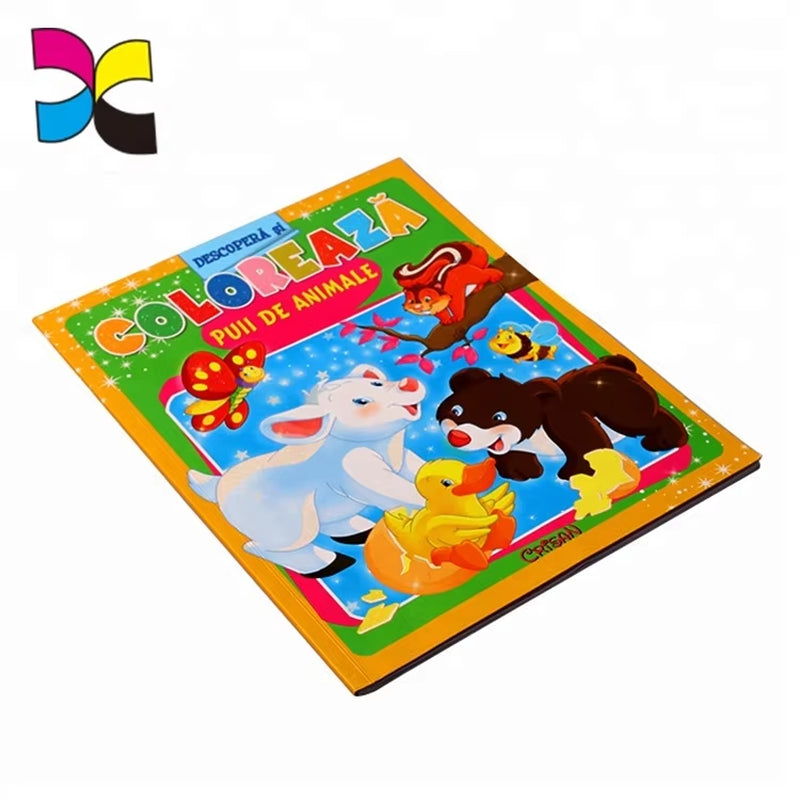 Cheap Adult Eco-Friendly Paper Coloring Book Custom Designed Coloring Book Printing