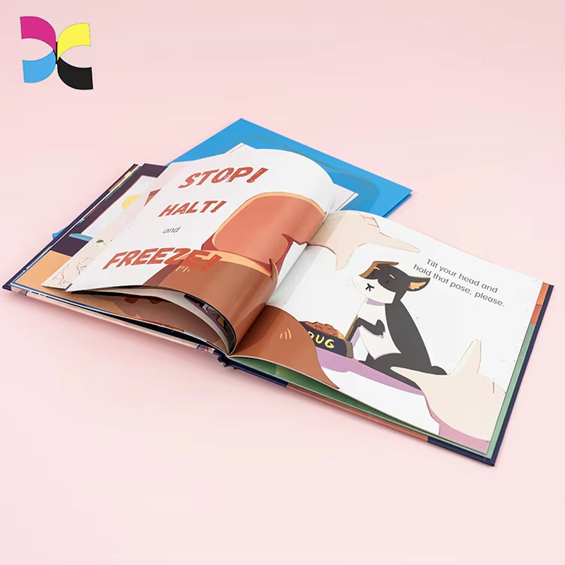 China Custom Hard Cover Book Printing Children Hardcover Book Printer