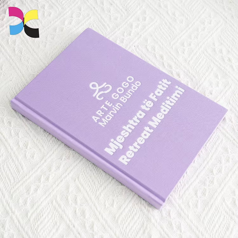 A4 A5 B5 Custom Hardcover Journal Planner 2025 Journal Book Printing Linen Prayer Journal