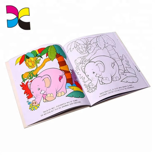 Cheap Adult Eco-Friendly Paper Coloring Book Custom Designed Coloring Book Printing