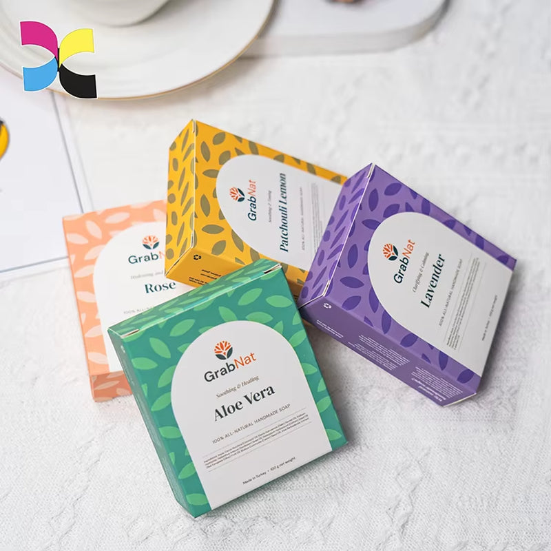 White Small Cake Boxes Packaging Custom Logo Cardboard Paper Boxes for Cornmeal