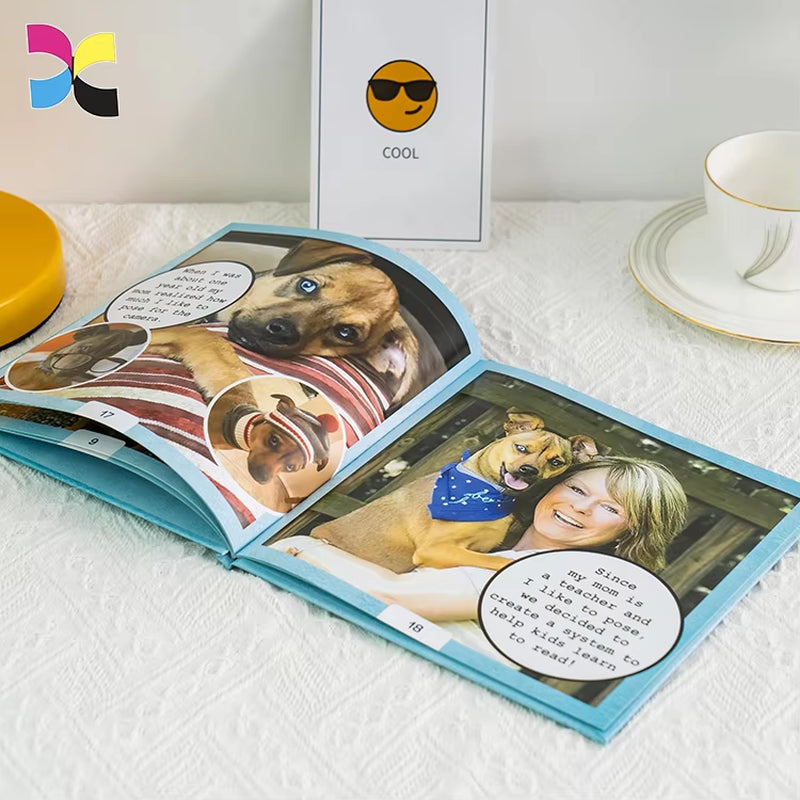 Book Print Custom Kids Hardcover Book Printing Case Binding Children English Books