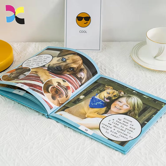 Book Print Custom Kids Hardcover Book Printing Case Binding Children English Books
